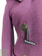 Abrigo Montgomery Parks Morado Lana Talla SM - Miniatura 3