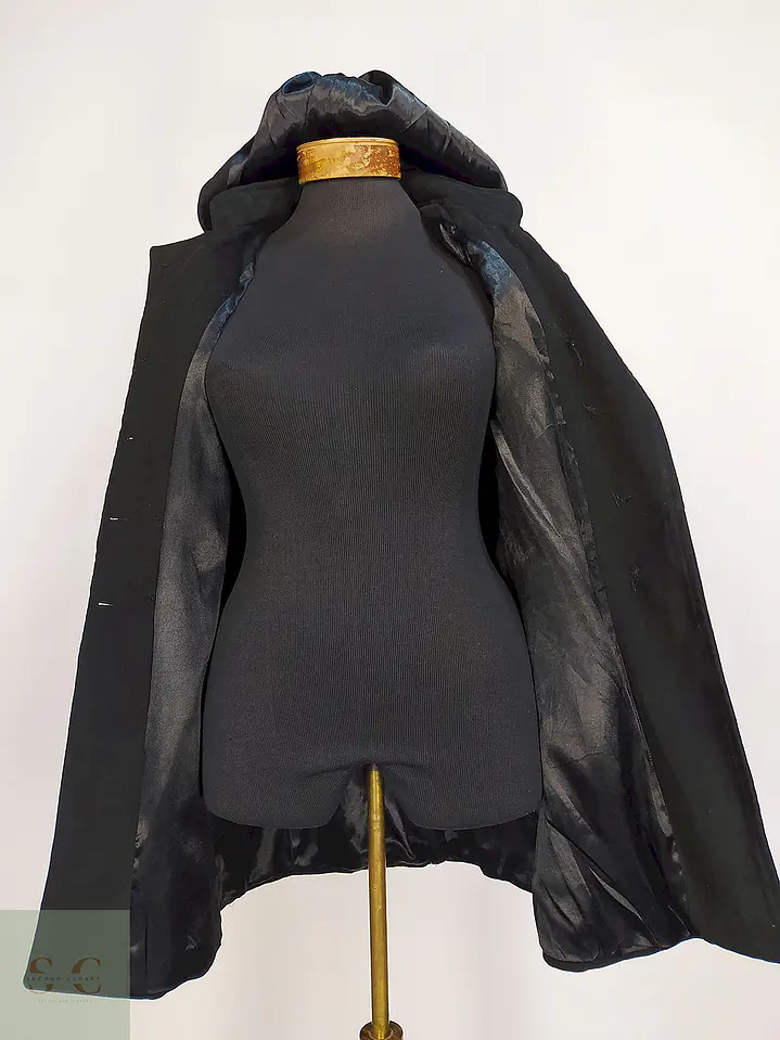 Chaquetón Malvin Negro con Gorro Talla XS 4