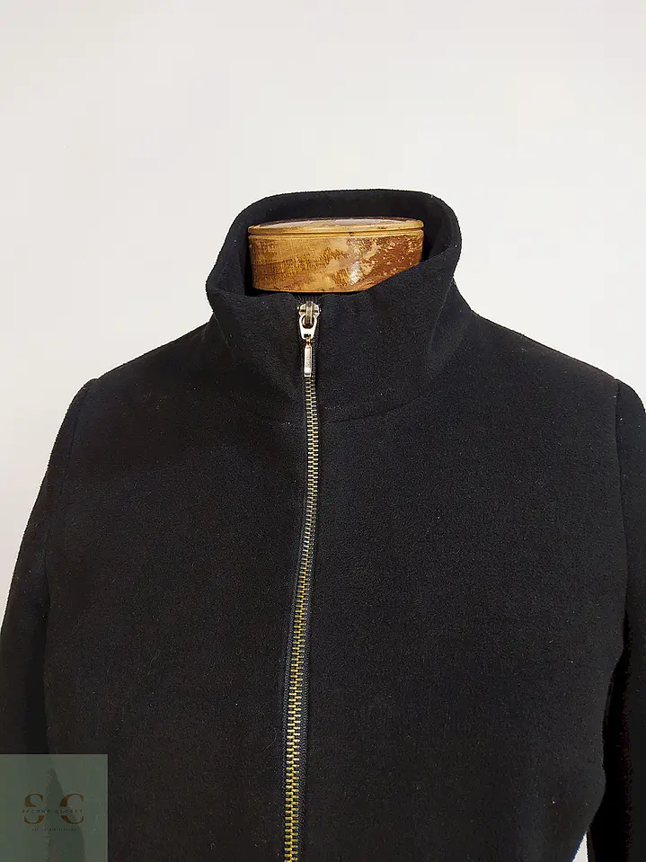 Chaqueta Abrigo Koton Negro Talla XS 2