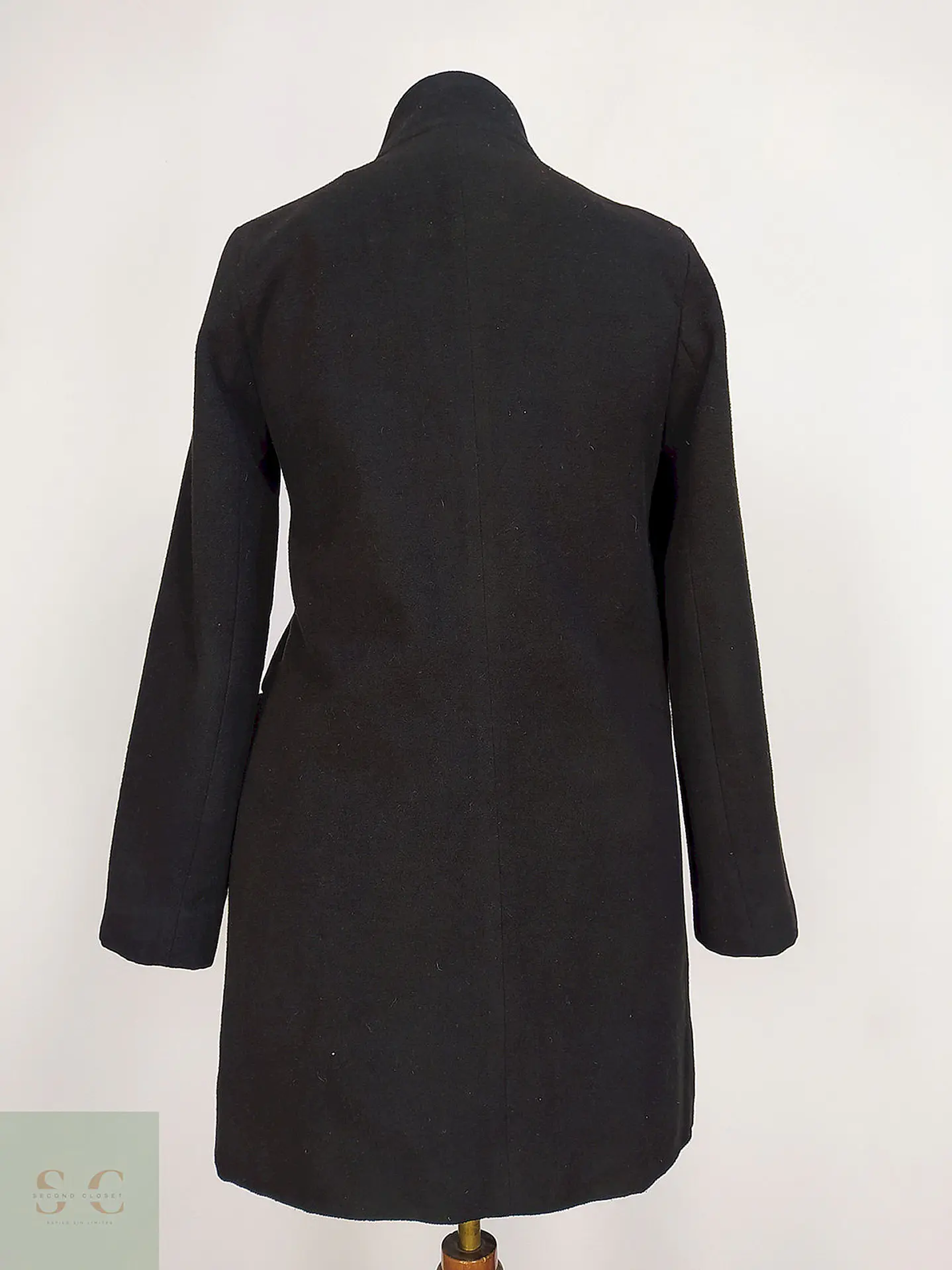 Chaqueta Abrigo Koton Negro Talla XS 5