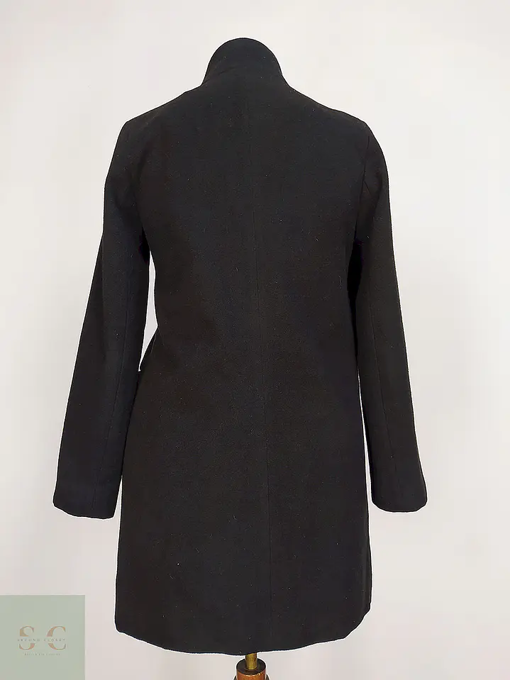 Chaqueta Abrigo Koton Negro Talla XS 5