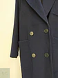 Abrigo Largo Azul Morton Bernard Lana Talla 44 - Miniatura 11
