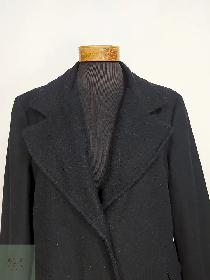 Abrigo Largo Negro Talla 46 7