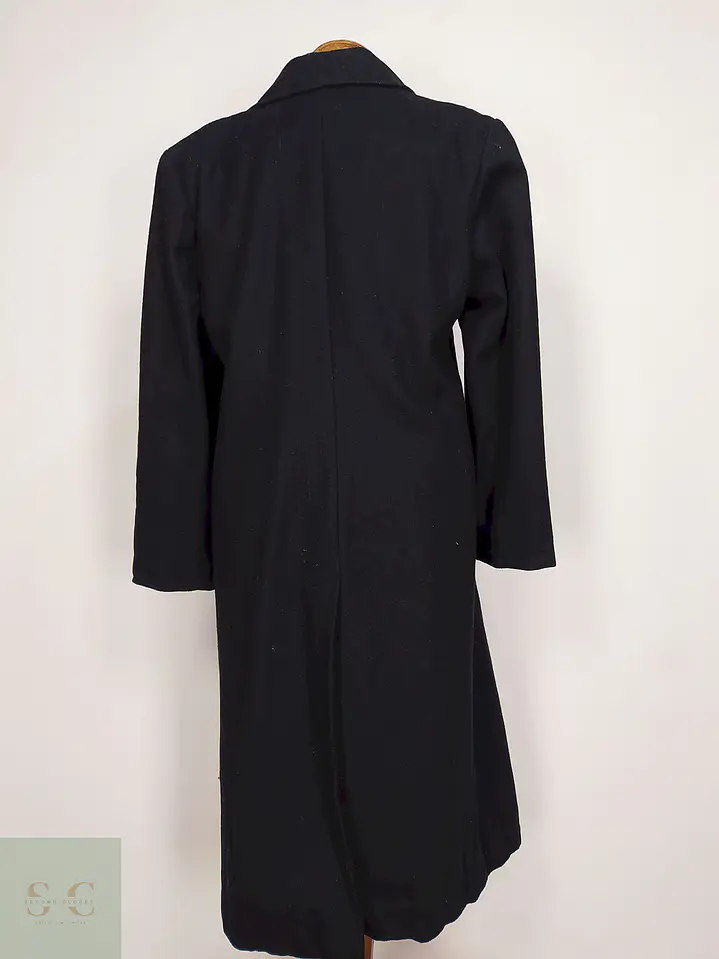 Abrigo Largo Negro Talla 46 13