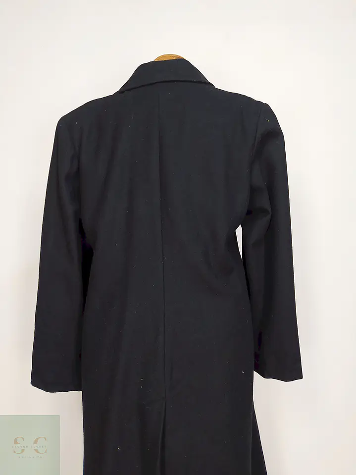 Abrigo Largo Negro Talla 46 15