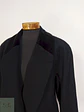 Abrigo Largo Negro Jones New York 100% Lana Virgen Talla 50 - Miniatura 13