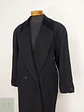 Abrigo Largo Negro Jones New York 100% Lana Virgen Talla 50 - Miniatura 14