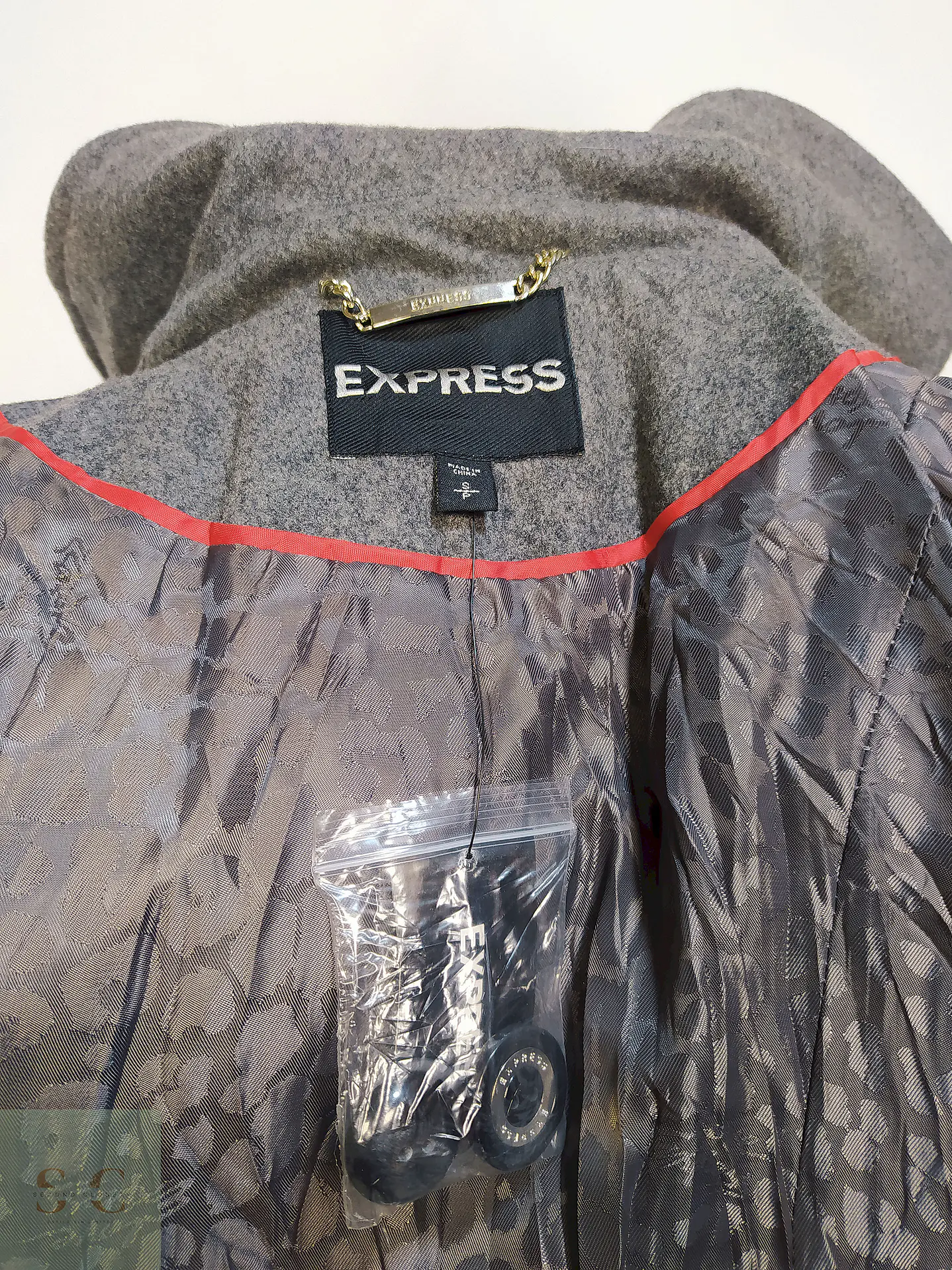 Abrigo Cruzado con Cinto Express 60% Lana Reciclada Talla 38 17