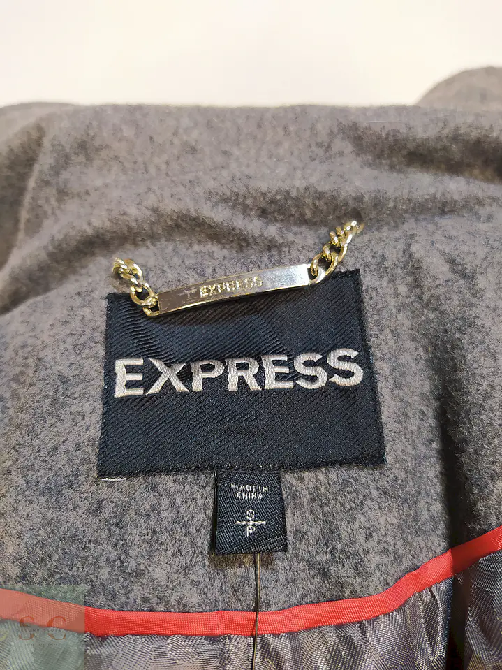 Abrigo Cruzado con Cinto Express 60% Lana Reciclada Talla 38 18