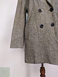 Abrigo Cruzado Dumas Gris 80% Lana Virgen Talla 44 - Miniatura 2