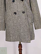 Abrigo Cruzado Dumas Gris 80% Lana Virgen Talla 44 - Miniatura 3