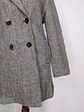 Abrigo Cruzado Dumas Gris 80% Lana Virgen Talla 44 - Miniatura 4
