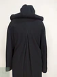 Abrigo Largo Negro con Gorro 100% Lana Talla 40 - Miniatura 13