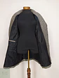 Abrigo Cruzado Alorna Dillards 100% Lana Virgen Pata de Gallo Negro Blanco Talla 44 - Miniatura 10
