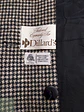 Abrigo Cruzado Alorna Dillards 100% Lana Virgen Pata de Gallo Negro Blanco Talla 44 - Miniatura 11