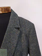 Blazer Verde Mona 100% Lana Espiga Talla 46 - Miniatura 8