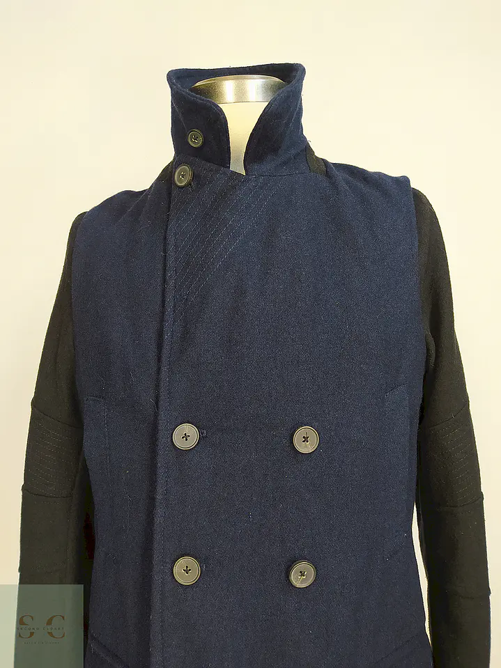 Marinero Azul y Negro Coesive & Co 50% Lana Talla SM 9