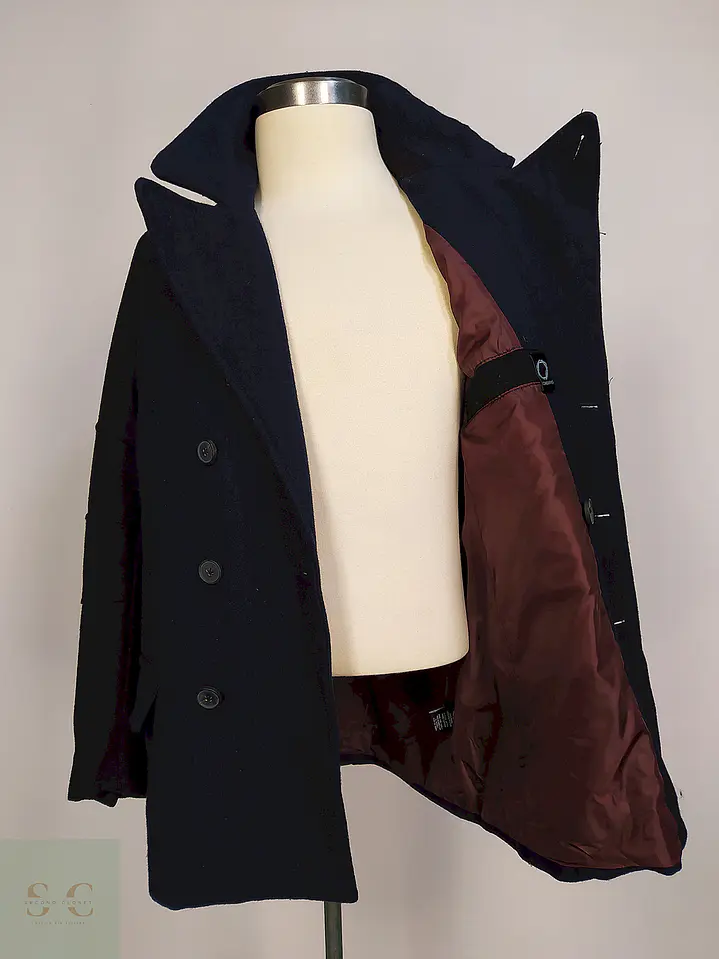 Marinero Azul y Negro Coesive & Co 50% Lana Talla SM 10
