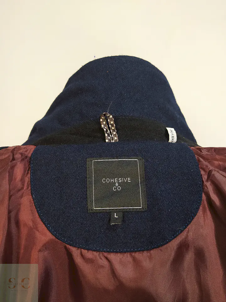 Marinero Azul y Negro Coesive & Co 50% Lana Talla SM 17