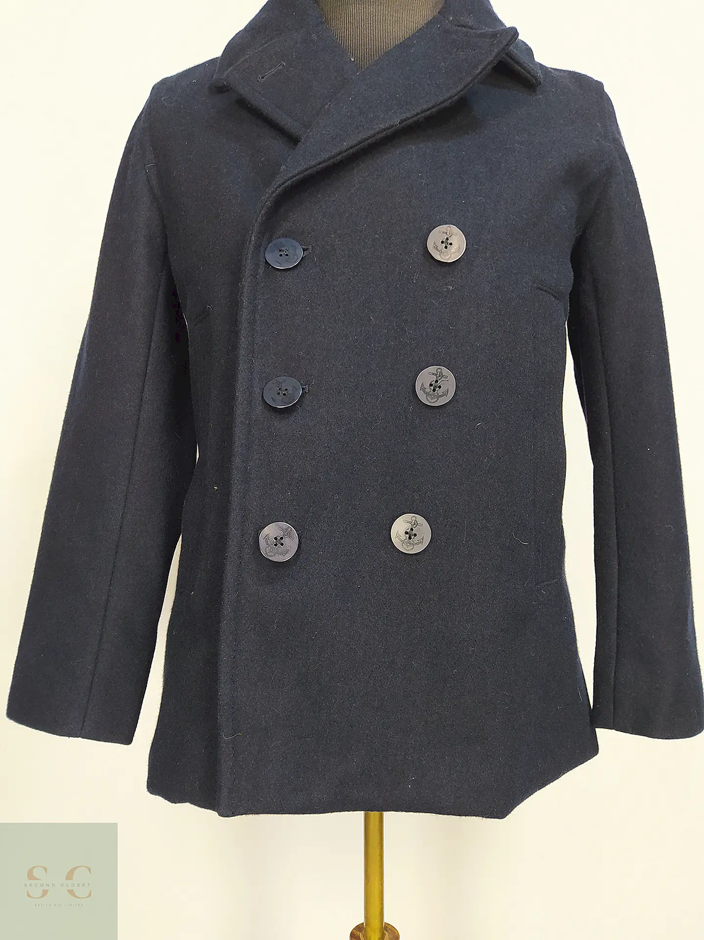 Marinero Azul Gap 60% Lana Gruesa Reciclada Talla S 4