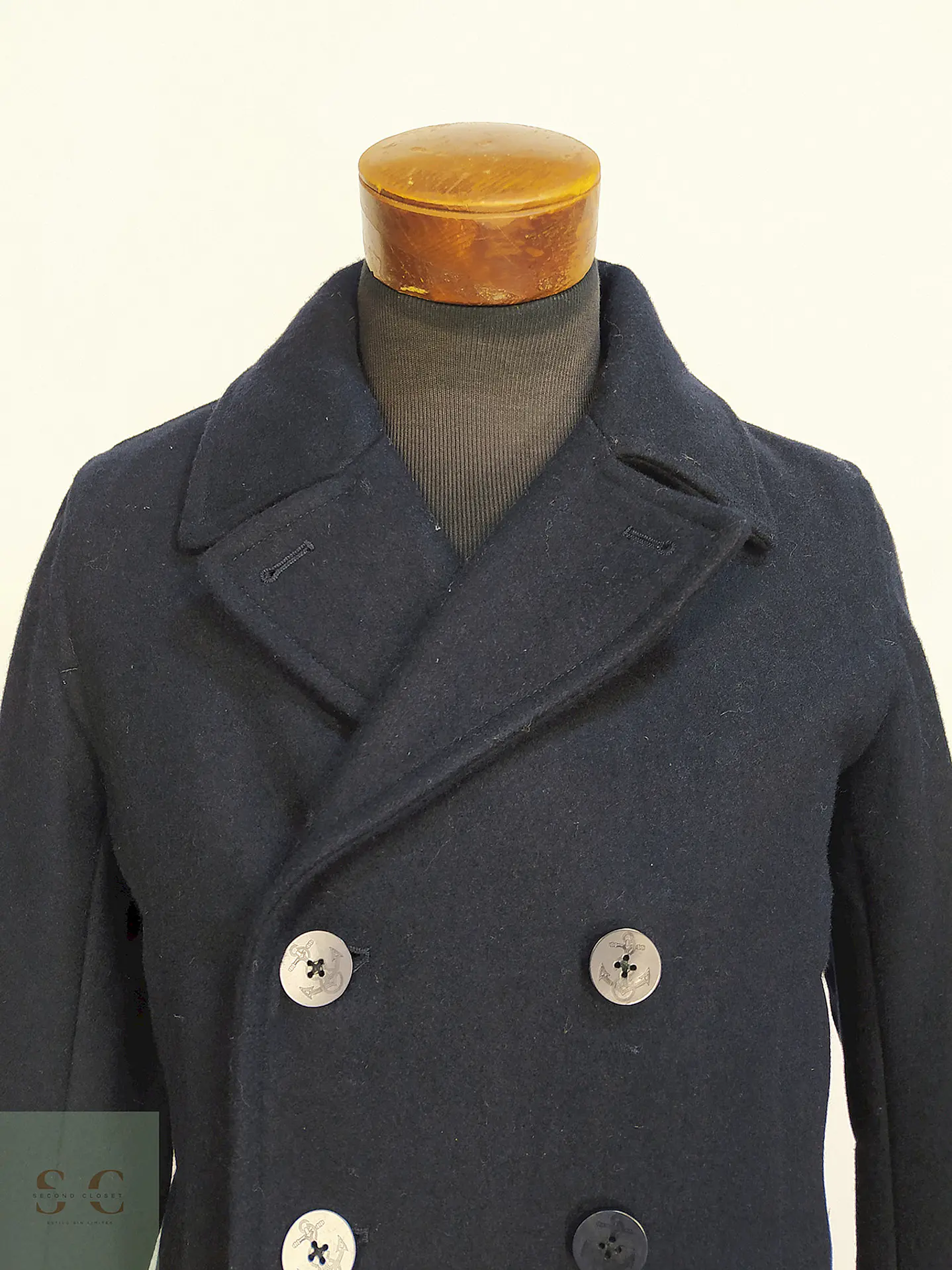 Marinero Azul Gap 60% Lana Gruesa Reciclada Talla S 6