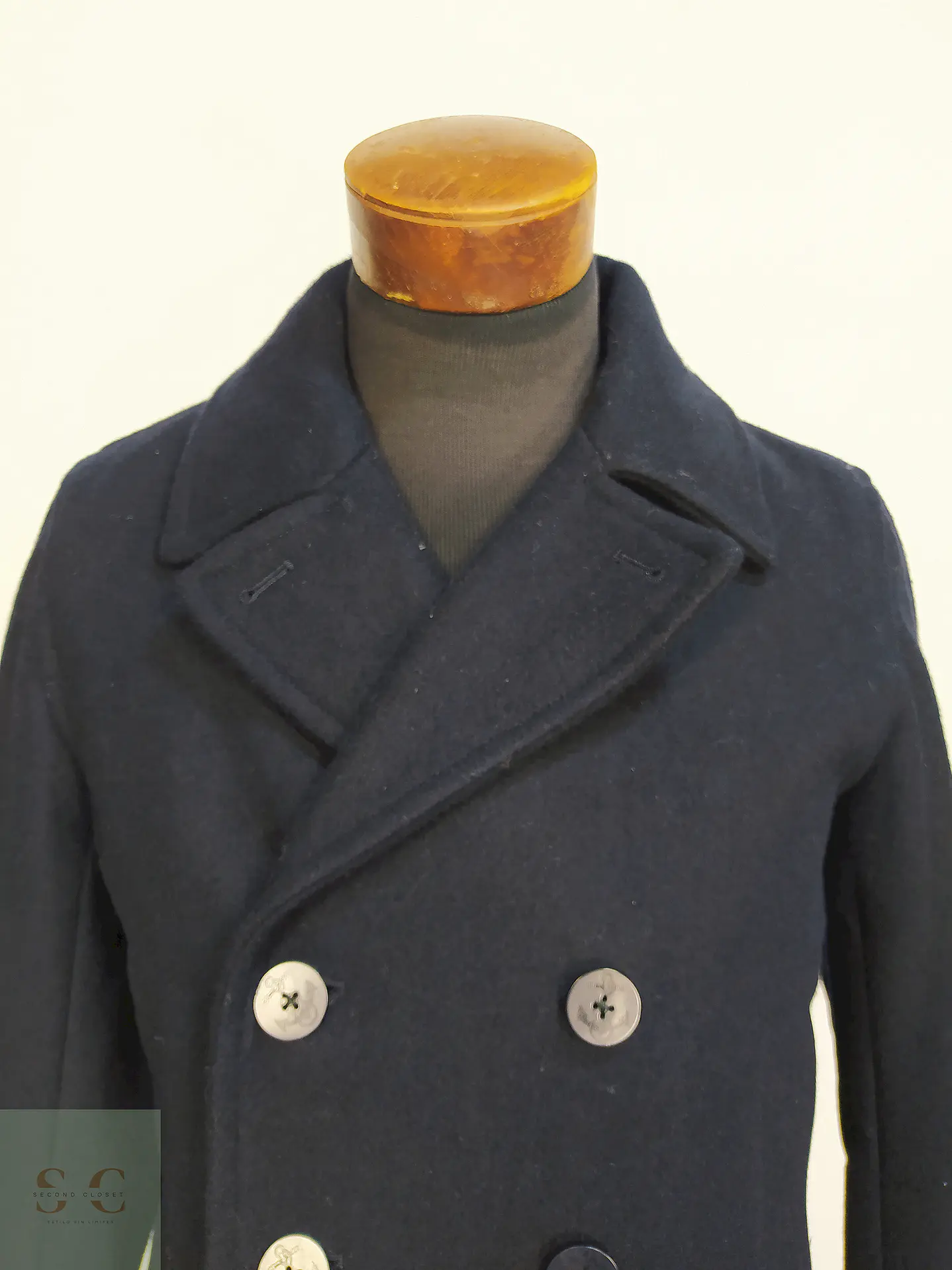 Marinero Azul Gap 60% Lana Gruesa Reciclada Talla S 8