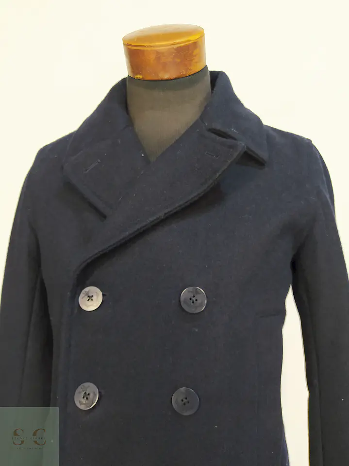 Marinero Azul Gap 60% Lana Gruesa Reciclada Talla S 9