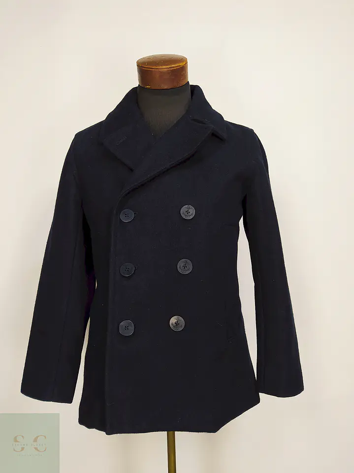 Marinero Azul Gap 60% Lana Gruesa Reciclada Talla S 10