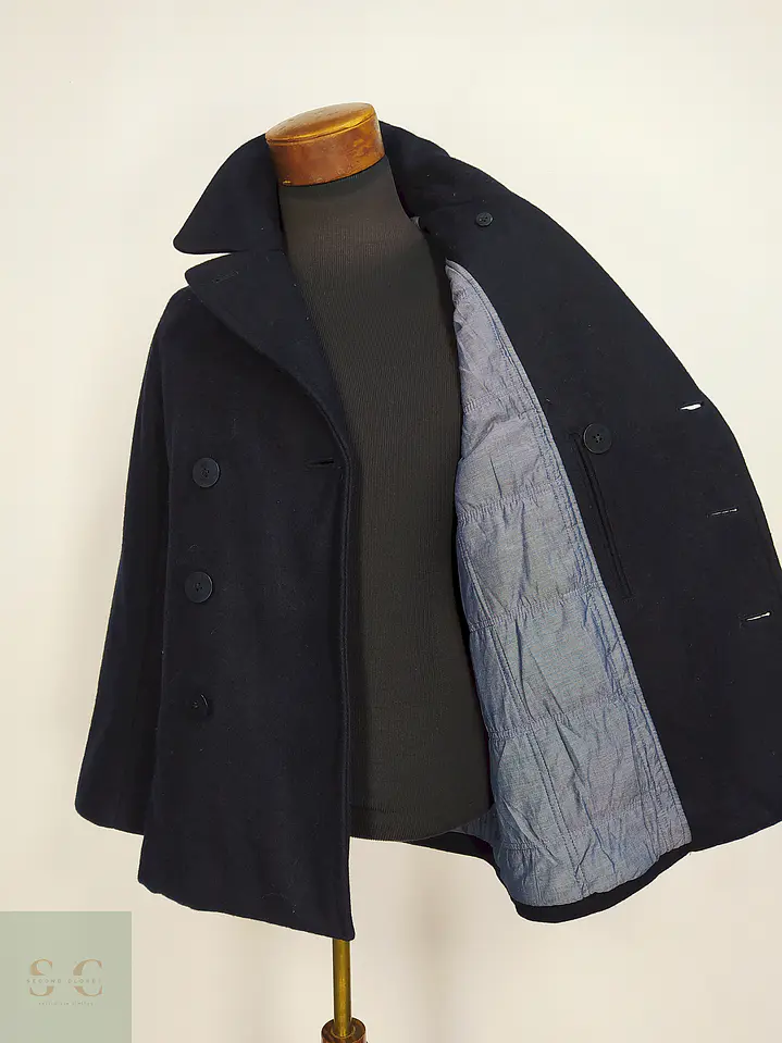 Marinero Azul Gap 60% Lana Gruesa Reciclada Talla S 17
