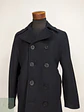 Marinero Azul Oscuro Aberdeen Hecho en USA 80% Lana Talla ML - Miniatura 3