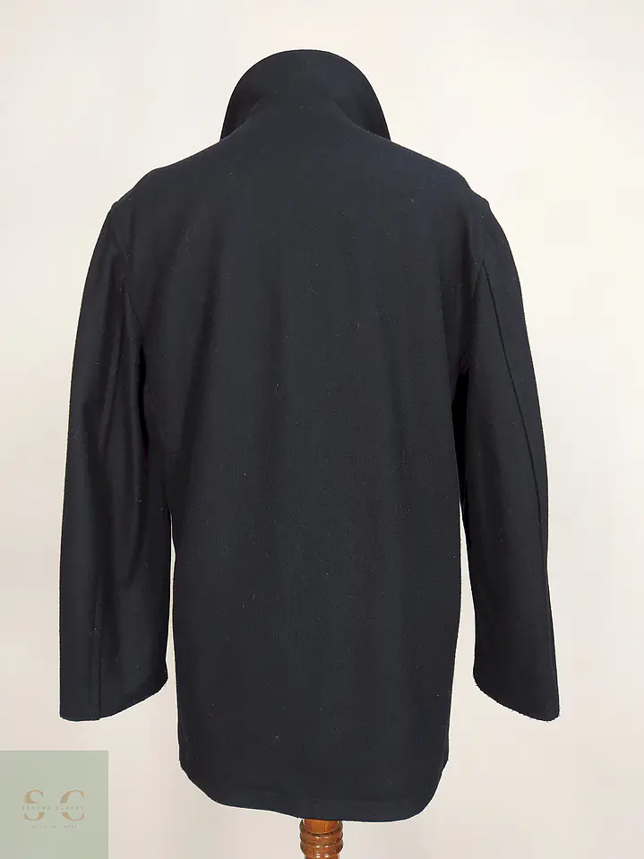 Marinero Azul Oscuro Aberdeen Hecho en USA 80% Lana Talla ML 12