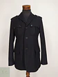 Chaqueta Negra Cole Haan 100% Lana Detalles Cuero Talla M - Miniatura 1