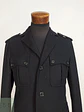 Chaqueta Negra Cole Haan 100% Lana Detalles Cuero Talla M - Miniatura 4