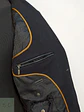 Chaqueta Negra Cole Haan 100% Lana Detalles Cuero Talla M - Miniatura 9