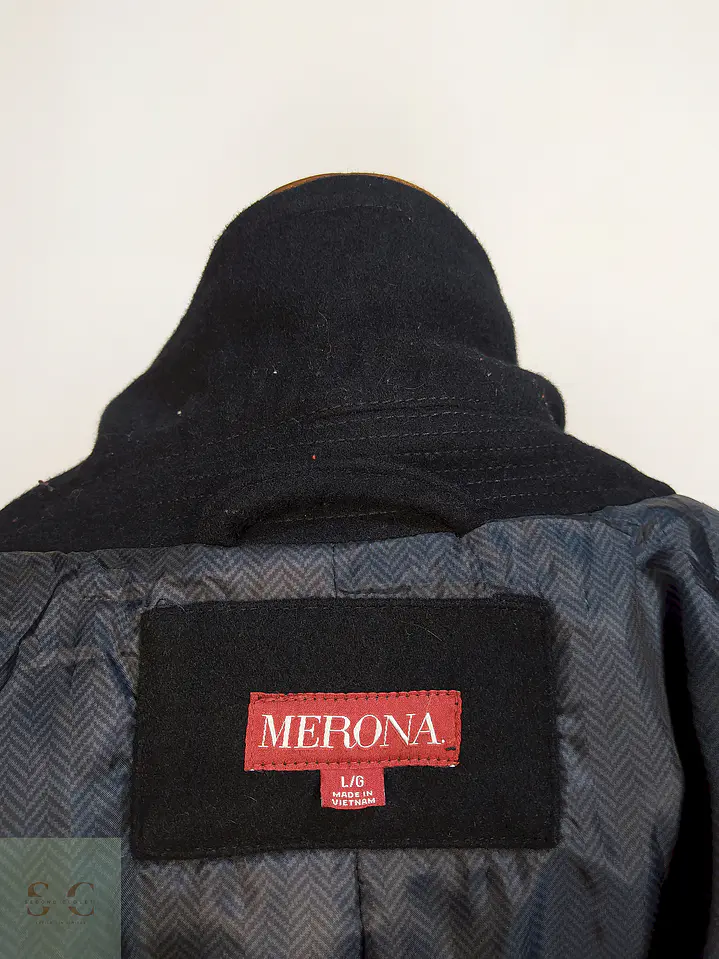 Marinero Negro Merona 60% Lana Talla L 13