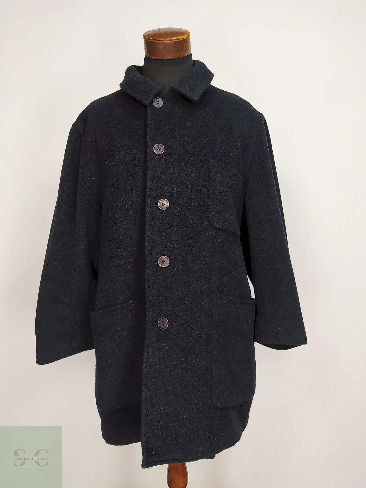 Chaquetón Plomo Austin Burke Lana Talla XXL 1