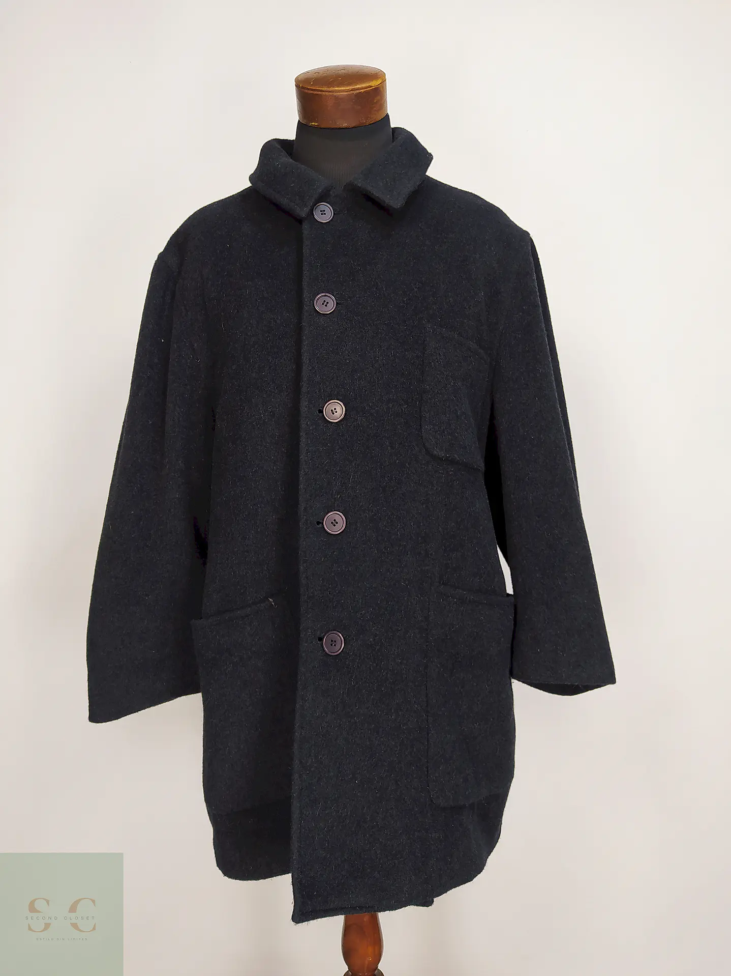 Chaquetón Plomo Austin Burke Lana Talla XXL 2