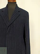 Abrigo Azul Rayas Michael Kors 100% Algodón Talla L - Miniatura 5