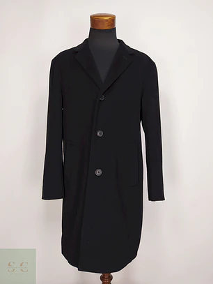 Abrigo Negro Jos A Bank 60% Lana Talla L