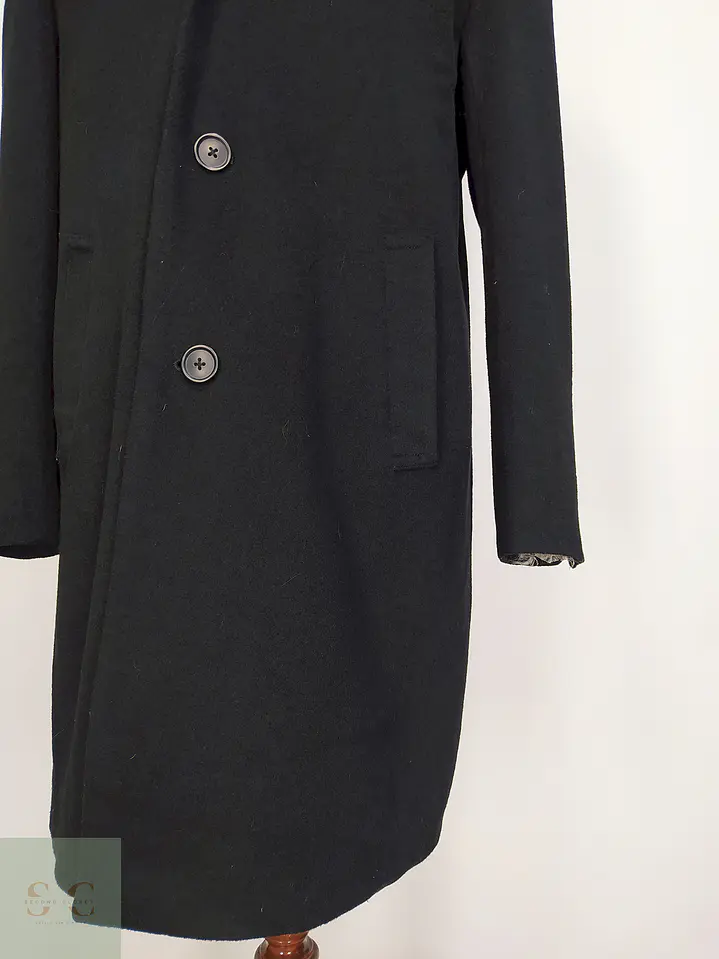 Abrigo Negro Jos A Bank 60% Lana Talla L 3