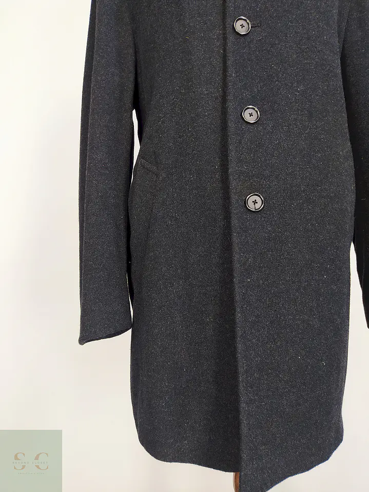 Abrigo Plomo Stafford 80% Lana Talla XL 3