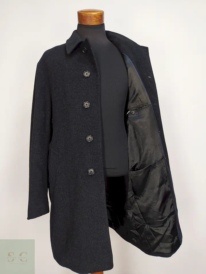 Abrigo Plomo Stafford 80% Lana Talla XL 11