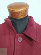 Abrigo Alpine Swiss Burdeos Mezcla Lana Talla XXL - Miniatura 10