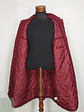 Abrigo Alpine Swiss Burdeos Mezcla Lana Talla XXL - Miniatura 14