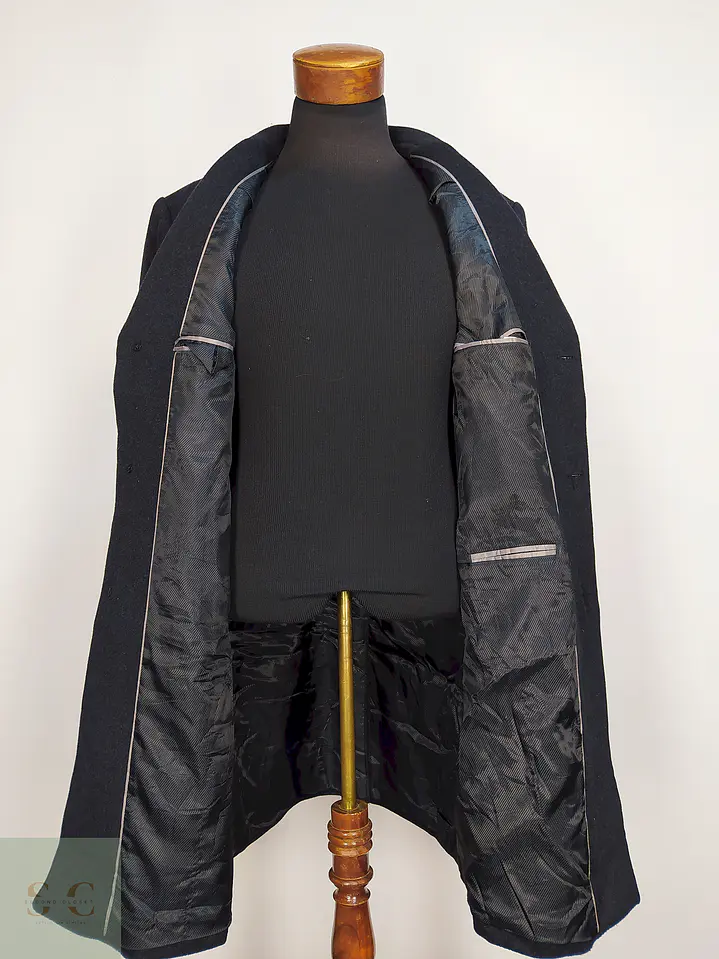 Abrigo Jos A Bank Plomo 60% Lana Talla L 11