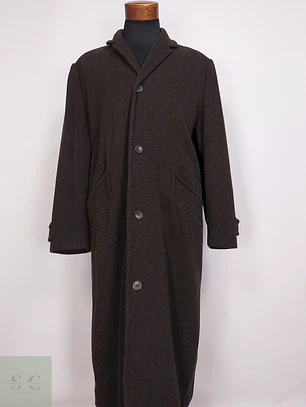 Abrigo Largo Café The Territory Ahead 80% Lana Talla L