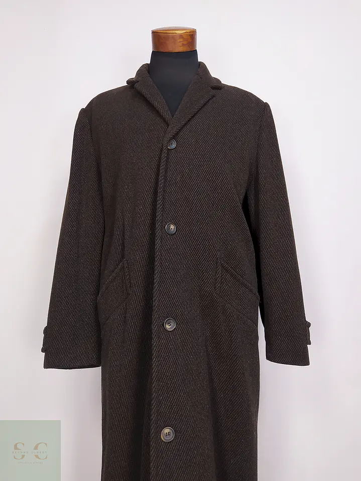Abrigo Largo Café The Territory Ahead 80% Lana Talla L 2