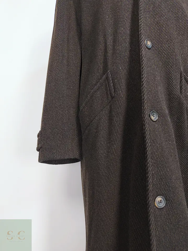 Abrigo Largo Café The Territory Ahead 80% Lana Talla L 3