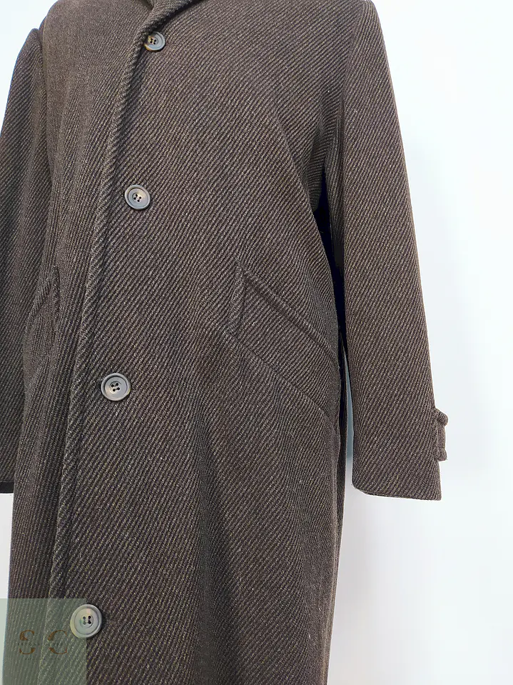 Abrigo Largo Café The Territory Ahead 80% Lana Talla L 4