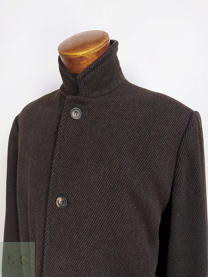 Abrigo Largo Café The Territory Ahead 80% Lana Talla L 10
